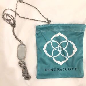 Kendra Scott Rayne Necklace - slate iridescent